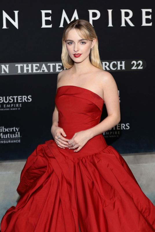MCKENNA GRACE at Ghostbusters: Frozen Empire Premiere in New York 03/14/2024