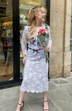 MCKENNA GRACE Promotes Ghostbusters: Frozen Empire Out in Paris 03/19/2024