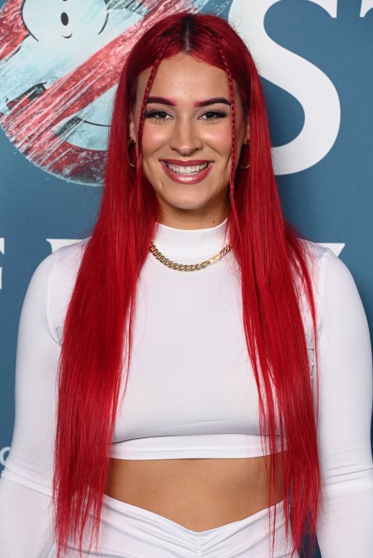 MEGAN BOLTON at Ghostbusters: Frozen Empire Photocall in London 03/21/2024