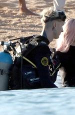 MEGAN FOX and MGK Out Snorkeling in Mexico 03/06/2024