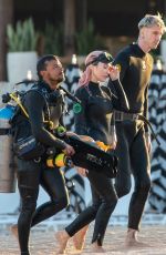 MEGAN FOX and MGK Out Snorkeling in Mexico 03/06/2024