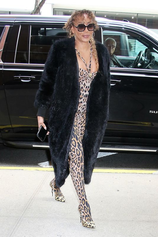 MELANIE BROWN Arrives at Drew Barrymore Show in New York 03/26/2024