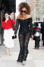 MELANIE BROWN Leaves Sherri Shepherd Show in New York 03/27/2024