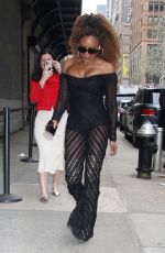 MELANIE BROWN Leaves Sherri Shepherd Show in New York 03/27/2024