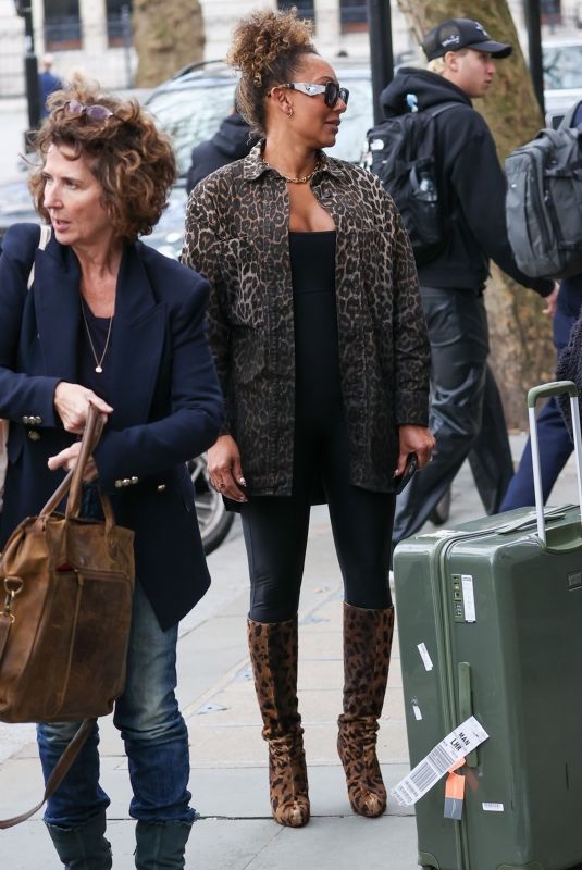 MELANIE BROWN out at Leicester Square in London 03/20/2024