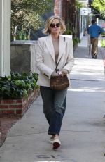 MELANIE GRIFFITH Out for Solo Lunch at Melrose Place in Los Angeles 03/09/2024