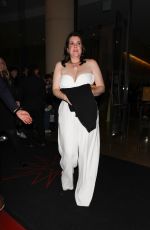 MELANIE LYNSKEY Leaves 35th Annual GLAAD Media Awards in Beverly Hills 03/14/2024
