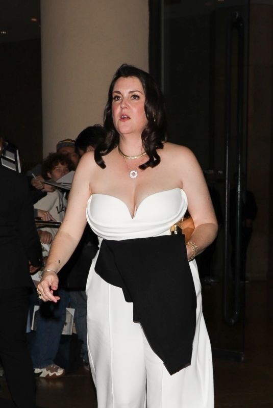 MELANIE LYNSKEY Leaves 35th Annual GLAAD Media Awards in Beverly Hills 03/14/2024