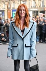 MEREDITH DUXBURY Arrives at Nina Ricci Show at PFW in Paris 03/01/2024