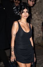 MIA KHALIFA at Mugler Womenswear Fall/Winter 2024-2025 Show at Paris Fashion Week 03/03/2024