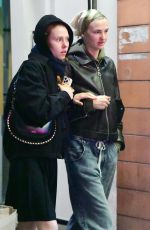 MIA REGAN and CHARLOTTE SMURFIT Out for Dinner in London 02/28/2024