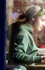 MIA REGAN and CHARLOTTE SMURFIT Out for Dinner in London 02/28/2024