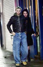 MIA REGAN and CHARLOTTE SMURFIT Out for Dinner in London 02/28/2024