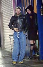 MIA REGAN and CHARLOTTE SMURFIT Out for Dinner in London 02/28/2024