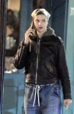 MIA REGAN and CHARLOTTE SMURFIT Out for Dinner in London 02/28/2024