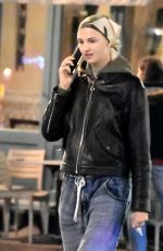 MIA REGAN and CHARLOTTE SMURFIT Out for Dinner in London 02/28/2024