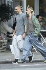 MIA REGAN and Romeo Beckham Out Shopping in West London 03/13/2024