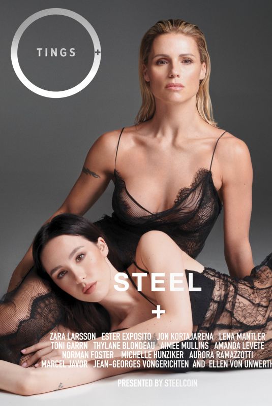 MICHELLE HUNZIKER and AURORA RAMAZZOTTI for Tings Magazine Ed.7