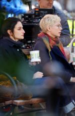 MICHELLE WILLIAMS and JENNY SLATE on the Set of Dying for Sex 03/14/2024