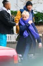 MICHELLE WILLIAMS Out Filming in Brooklyn 03/04/2024