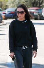 MILA KUNIS Out for Lunch in Bel Air 03/14/2024