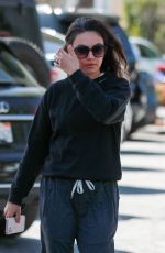 MILA KUNIS Out for Lunch in Bel Air 03/14/2024