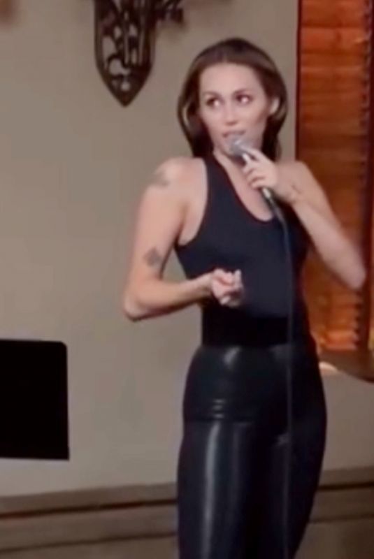MILEY CYRUS Performs a Few Hits at a Private Event at Chateau Marmont in Los Angreles 03/06/2024