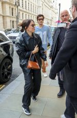 MILLIE BOBBY BROWN Arrives at Her Hotel in London 03/04/2024