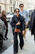 MILLIE BOBBY BROWN Arrives at Her Hotel in London 03/04/2024