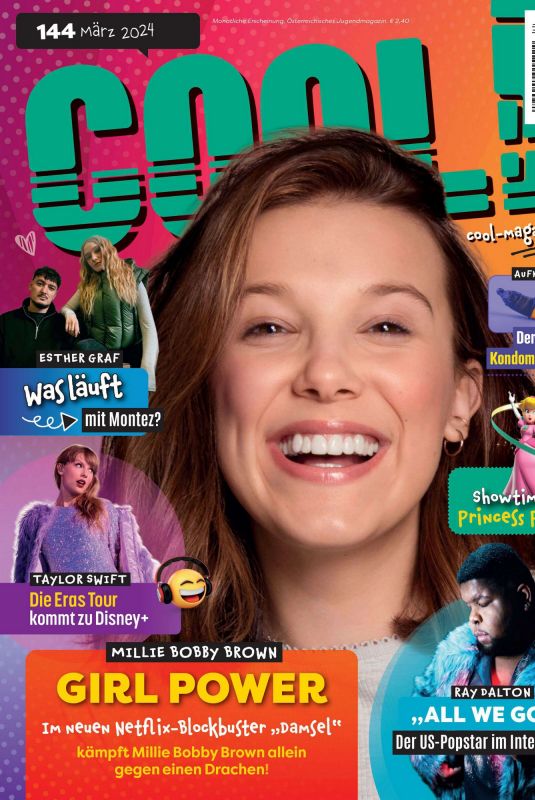 MILLIE BOBBY BROWN in Cool! Magazine, March 2024