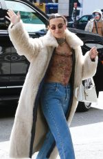 MILLIE BOBBY BROWN Out Promotes Her Upcoming Movie Damsel in New York 02/29/2024