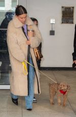 MILLIE BOBBY BROWN Out with Her Dog in New York 02/29/2024