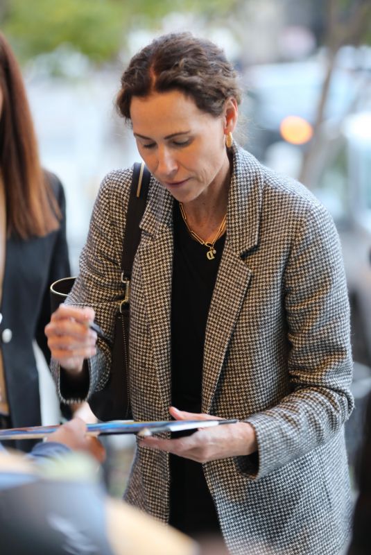 MINNIE DRIVER Arrives at a Sketch Event in Los Angeles 03/21/2024