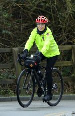 MOLLIE KING Completes Day 2 of Her 500K 5 Day Cycle Ride in Aid of Red Nose Day 03/12/2024