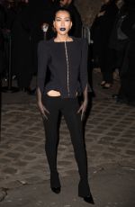 MOLLY CHIANG at Mugler Womenswear Fall/Winter 2024-2025 Show at Paris Fashion Week 03/03/2024