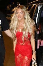 MOLLY SMITH and Tom Clare Arrives at Molly Smith Boohoo Launch at Fenix in Manchester 03/27/2024