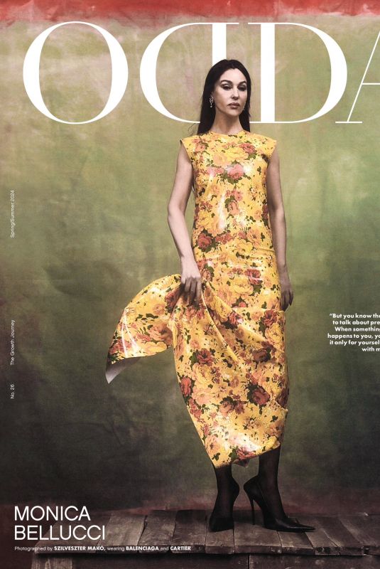 MONICA BELLUCCI for Odda Magazine, Spring/Summer 2024