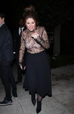 MONICA LEWINSKY Arrives at at Pre-Oscars WME Party 03/08/2024