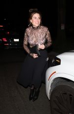 MONICA LEWINSKY Arrives at at Pre-Oscars WME Party 03/08/2024