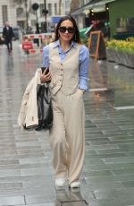MYLEENE KLASS Arrives at Smooth Radio in London 02/29/2024