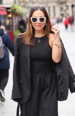 MYLEENE KLASS Arrives at Smooth Radio in London 03/28/2024