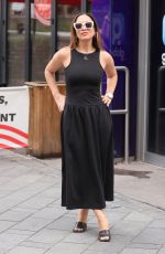 MYLEENE KLASS Arrives at Smooth Radio in London 03/28/2024