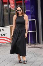 MYLEENE KLASS Arrives at Smooth Radio in London 03/28/2024