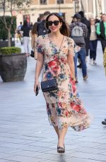 MYLEENE KLASS Arrives at Smooth Radio Studio in London 03/30/2024
