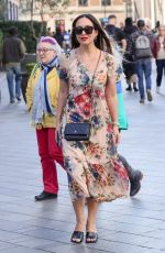 MYLEENE KLASS Arrives at Smooth Radio Studio in London 03/30/2024