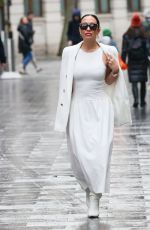 MYLEENE KLASS Leaves Smooth Radio in London 03/29/2024