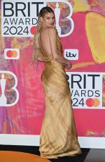 NADINE LEOPOLD at Brit Awards 2024 at O2 Arena in London 03/02/2024