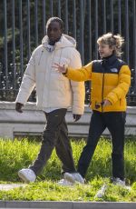 NAJWA NIMRI and Jose Mendes Vieira Out in Madrid 03/07/2024