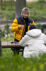 NAJWA NIMRI and Jose Mendes Vieira Out in Madrid 03/07/2024