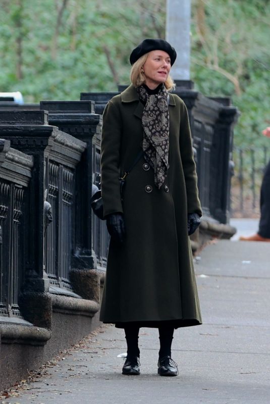 NAOMI WATTS on the Set of The Friend in Brooklyn 03/06/2024